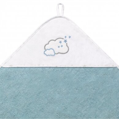 TERRY Hooded Towel 76×76 cm blue 141/09 1