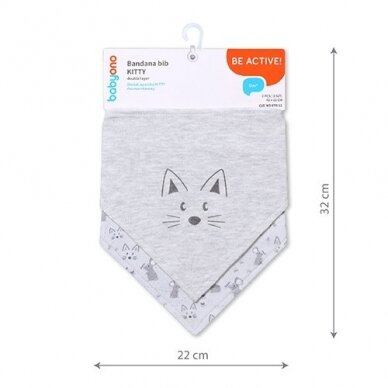 BabyOno bandana bib KITTY, 879/11 4