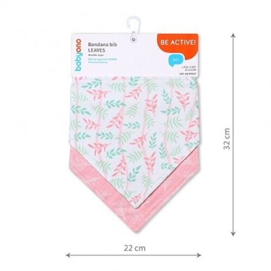 BabyOno bandana bib LEAVES, 879/10 2