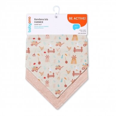 BabyOno bandana bib FARMER, 879/09 1