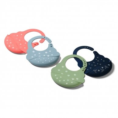 Silicone bib with adjustable clasp 829/07 4