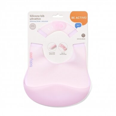 Babyono bib ultrathin pink 1598/02 5