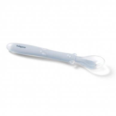 Babyono silicone flexible spoon blue 785/01 1