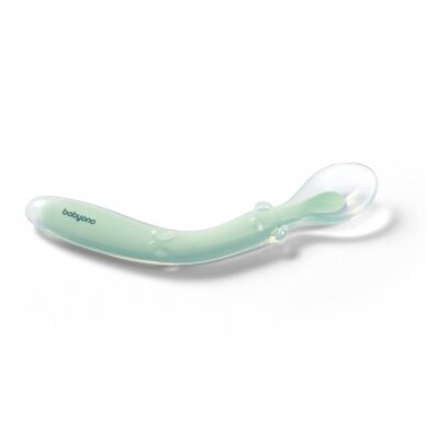 Babyono silicone flexible spoon mint 785/02 2