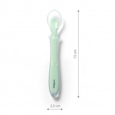 Babyono silicone flexible spoon mint 785/02 3