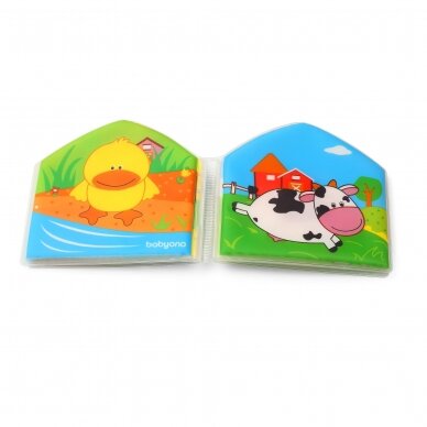 WILD ANIMALS squeaky bath book! 5