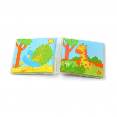 WILD ANIMALS squeaky bath book! 2