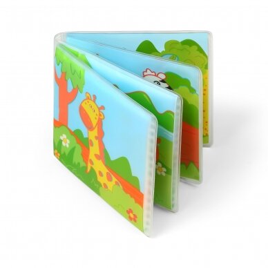 WILD ANIMALS squeaky bath book!