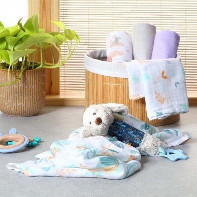 BabyOno bamboo diapers 3 pcs, purple  397/08 5