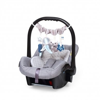 Babyono educational baby toy for pram RACCOON 2