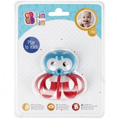 BamBam rattle octopus b/c 515011 6