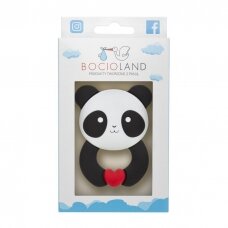 Bocioland silikoninis kramtukas, panda, BOC0511