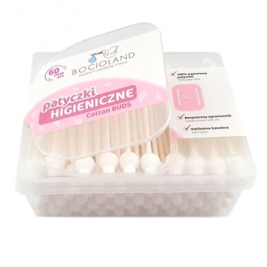 Bocioland cotton swabs for babies 60 pcs BL159 3