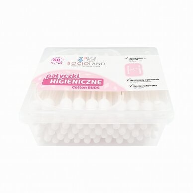 Bocioland cotton swabs for babies 60 pcs BL159