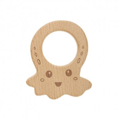 Bocioland Wooden teether Octopus, BOC0526