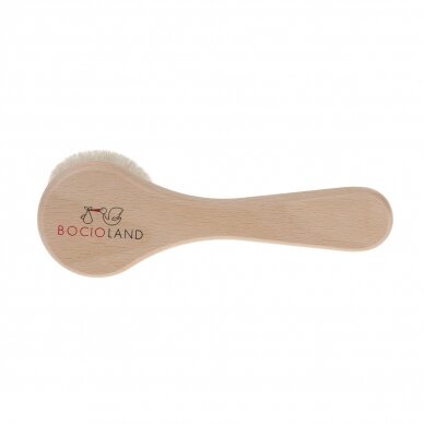 Bocioland A large wooden goat hairbrush, BOC0535