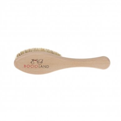 Bocioland Wooden hairbrush bristles ellipse, BOC0534