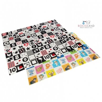 Bocioland soft foldable play mat 150x200 cm happy day BL123 2