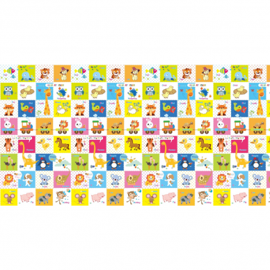 Bocioland soft foldable play mat 150x200 cm happy day BL123