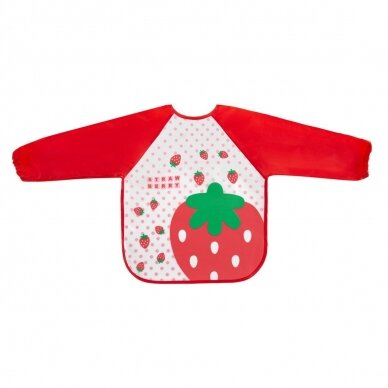 Bocioland Cerat bib with sleeves STRAWBERRY, BOC0559