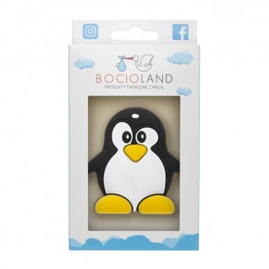 Bocioland silicone teether, penguin BOC0512 2