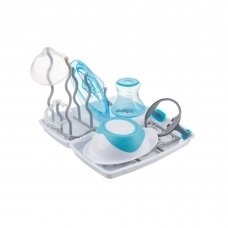 Universal bottle and teat drying rack 1071