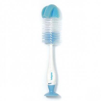 Brush with suction self supporting, blue 728/01