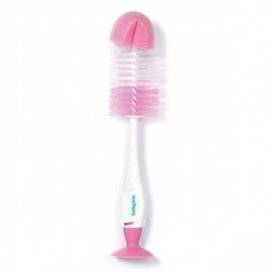 Brush with suction self supporting pink 728/03