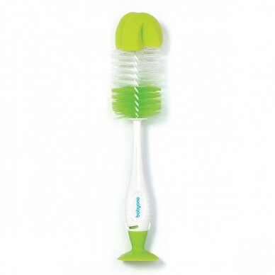 Brush with suction self supporting green 728/02