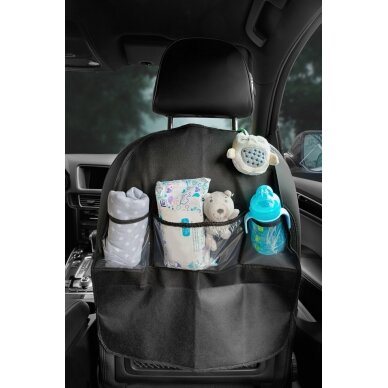 Caretero PROTECTIVE MAT AND ORGANIZER FOR CAR SEATS 2IN1 SET 1150 4