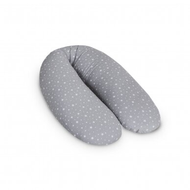 CebaBaby multi PHYSIO Pillow Jersey Grey Stars, W-741-000-739