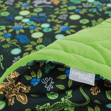 Baby blanket (75x100) + pillow (30x40) Gecko 1