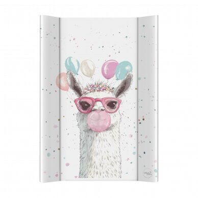 CebaBaby hard changing mat short 50x70 crazy llama