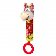 SQUEAKY TEETHING TOY: HORSE 1355