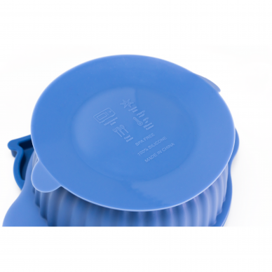 INNOGIO GIOFRESH TABLEWARE OWL SNACK BOWL WITH LID GIO-910BLUE 1