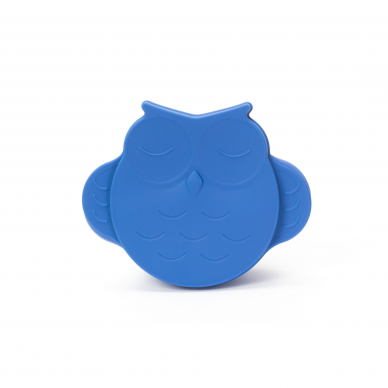 INNOGIO GIOFRESH TABLEWARE OWL SNACK BOWL WITH LID GIO-910BLUE 2