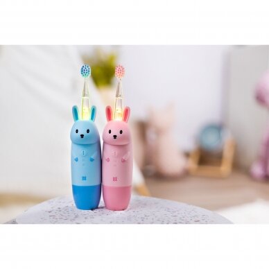 GIORABBIT SONIC TOOTHBRUSH FOR CHILDREN PINK GIO-455PINK 2