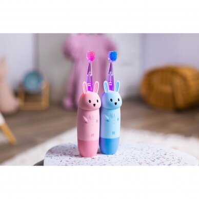 GIORABBIT SONIC TOOTHBRUSH FOR CHILDREN PINK GIO-455PINK 3