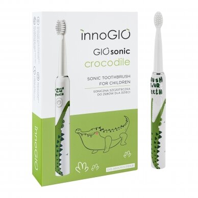 InnoGio GIOsonic Crocodile Sonic toothbrush GIO-460