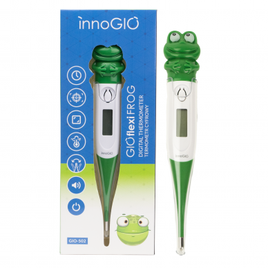 INNOGIO electronic thermometer with a soft tip GIOFLEXI Frog GIO-503 4