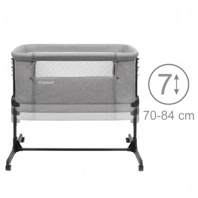 Kidwell crib Snuzzy light grey 2