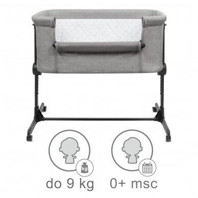 Kidwell crib Snuzzy light grey 4