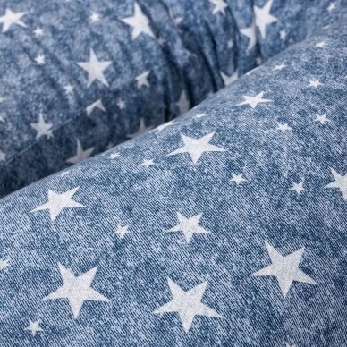 Multi PHYSIO Pillow Denim Style Stars blue Ceba Baby 1