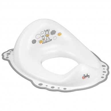 6463_60 2-component toilet trainer seat by Maltex Baby, White-grey rubber