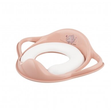 Maltex Padded toilet trainer seat peach pink with peach pink rubbers 6130_41