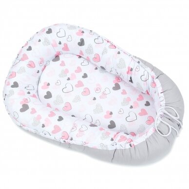 MamoTato baby nest ( cocoon ) - hearts