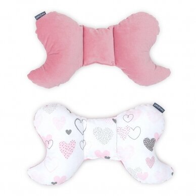 Butterfly pillow hearts