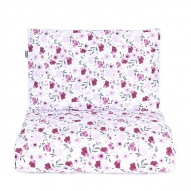 2pcs bedding set (A) flowers, pink