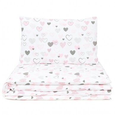 2pcs bedding set (A) Hearts