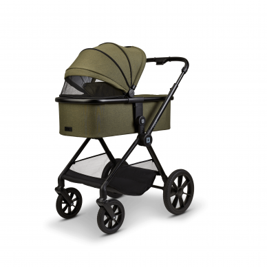 Moon stroller CLICC 2/1 moss green melange 1